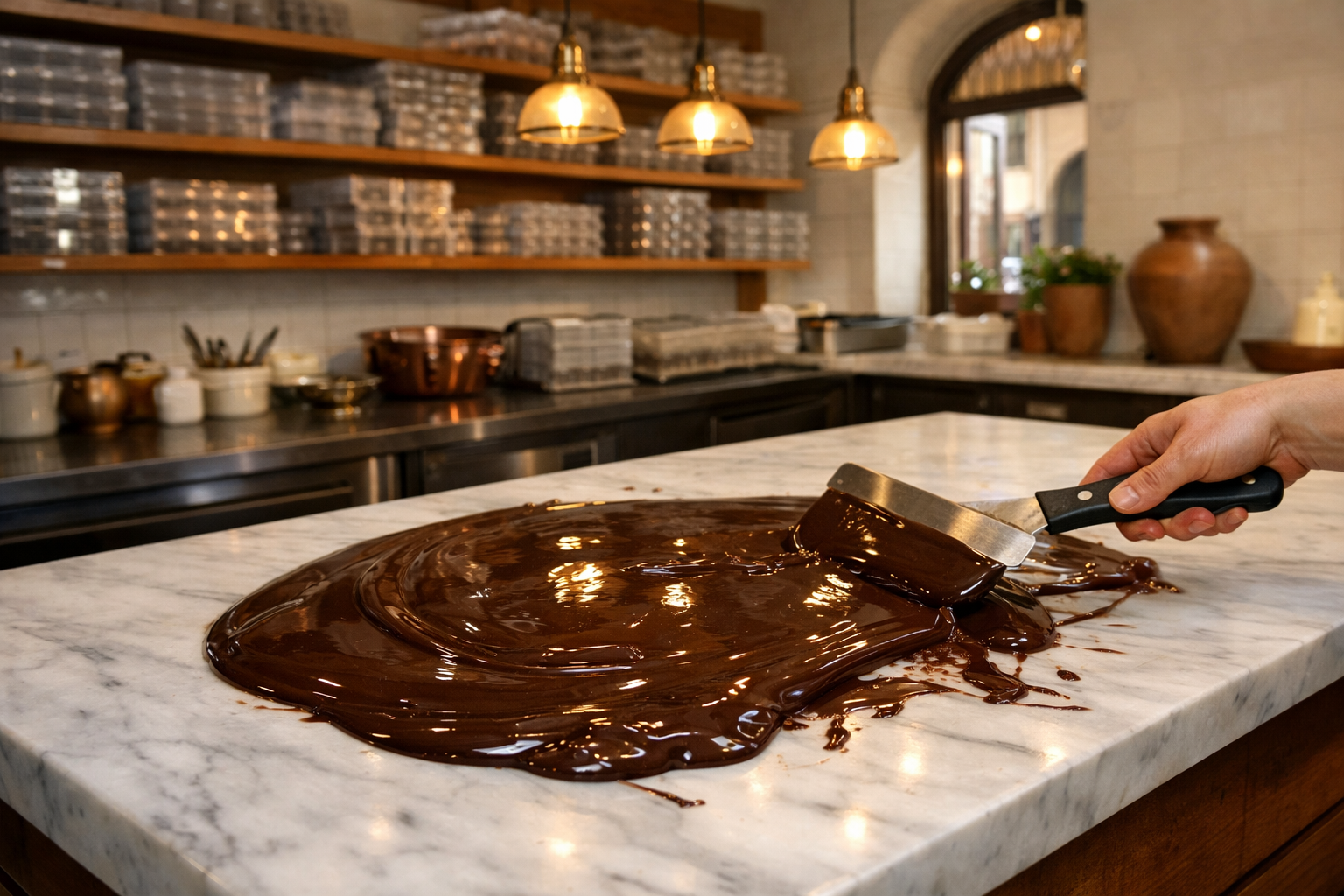 Kakao Atelier üretim alanı